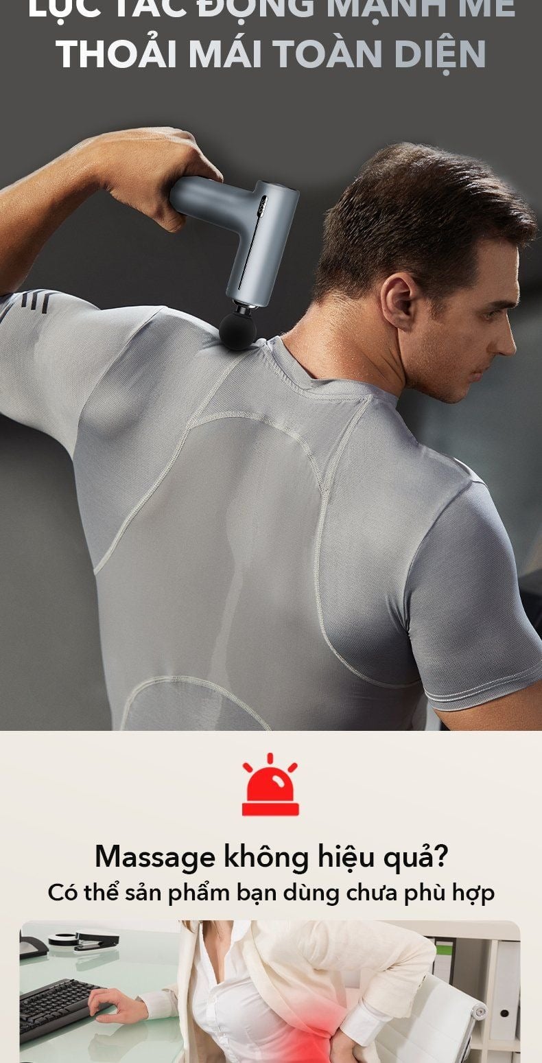 Máy massage cầm tay SKG F1 Pro – ảnh 7