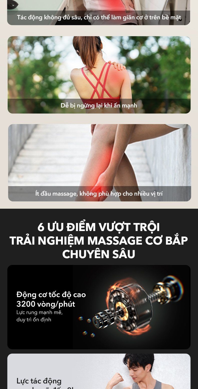 Máy massage cầm tay SKG F1 Pro – ảnh 8