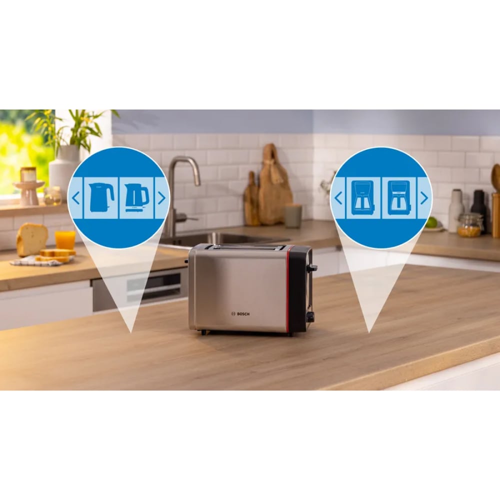 High Lift nâng bánh – Đồ gia dụng Bosch TAT6M420 Máy nướng bánh mì MyMoment