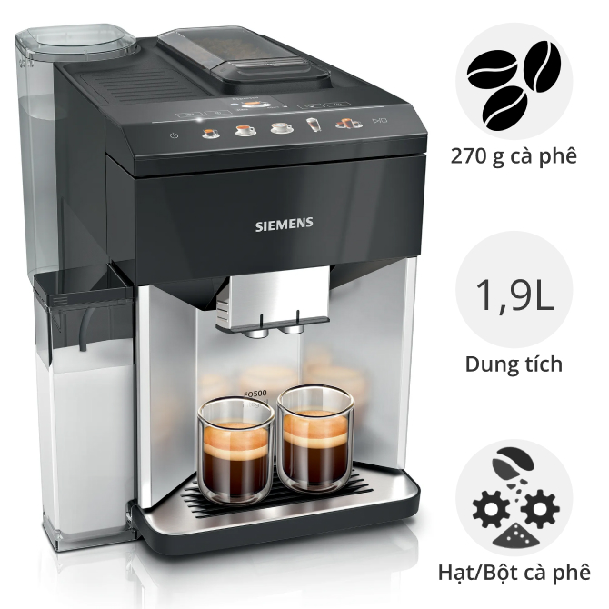 Máy pha Cafe tự động Siemens TQ513D01 EQ500