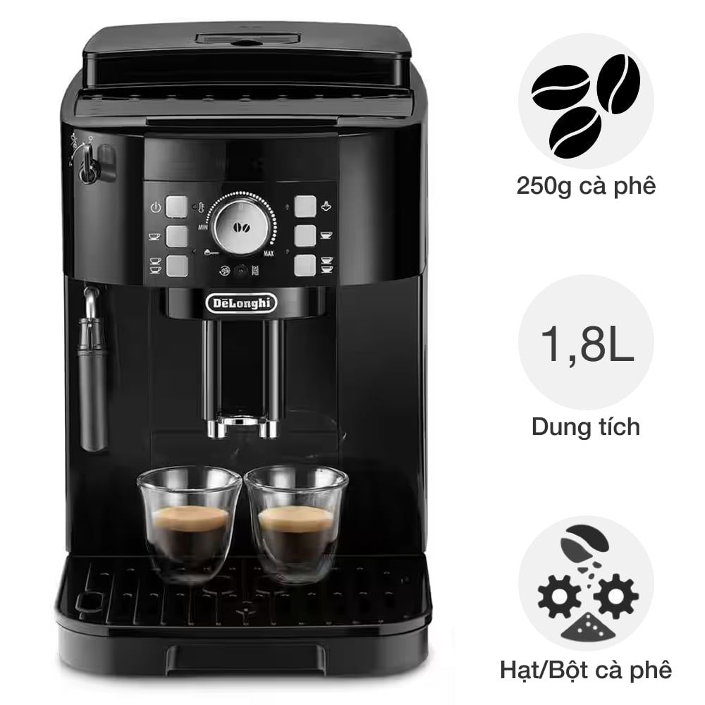Máy pha cafe tự động Delonghi ECAM12.122.B Magnifica S Black