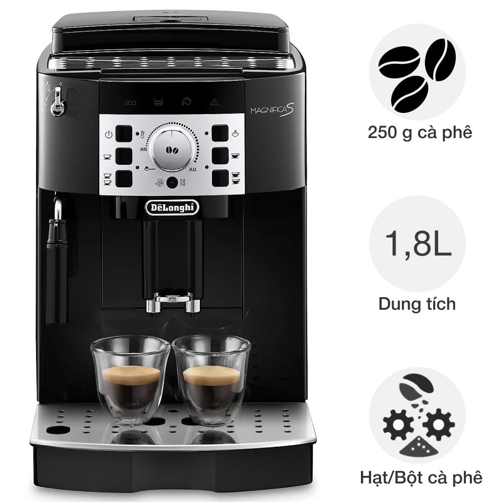 Máy pha cafe tự động Delonghi ECAM22.105.B Magnifica S Black