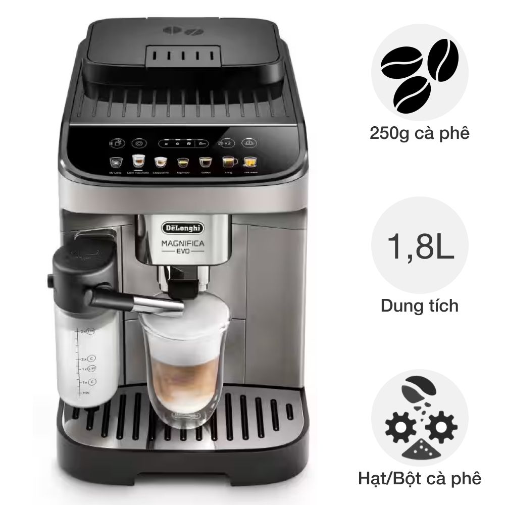Máy pha cafe tự động De’Longhi ECAM290.81.TB Magnifica Evo