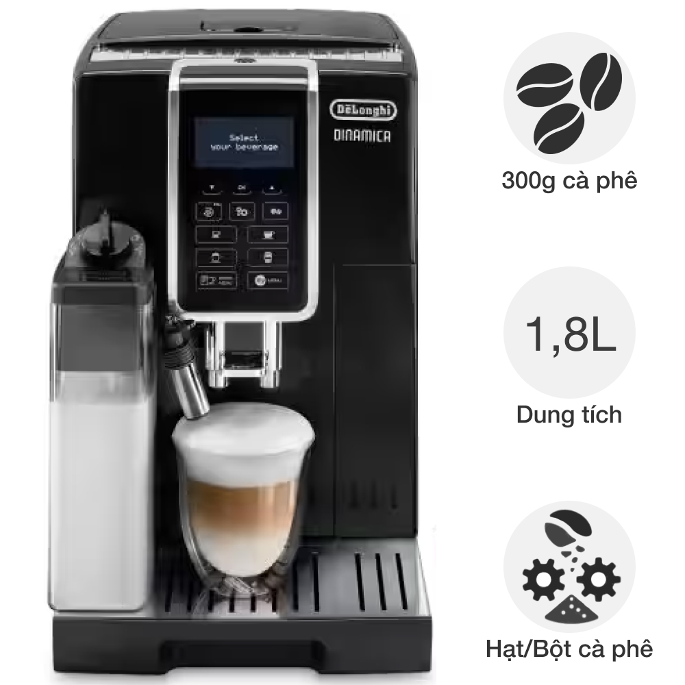 Máy pha cafe tự động Delonghi ECAM350.55 Dinamica