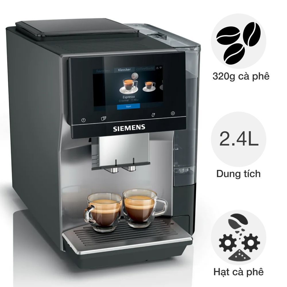 Máy pha cafe tự động Siemens TP715D01 EQ700