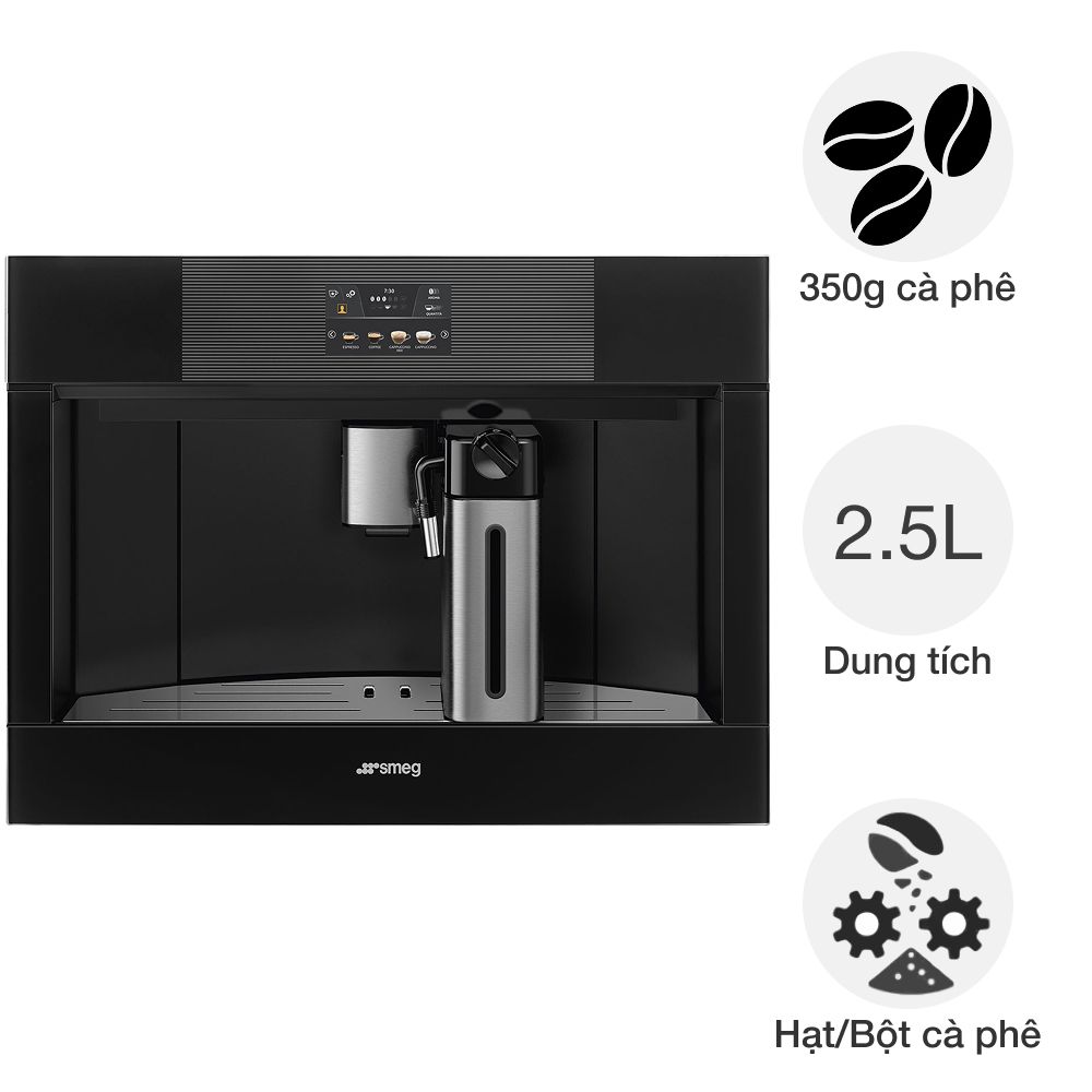 Máy pha cafe tự động Smeg CMS4104B3 Linea âm tủ