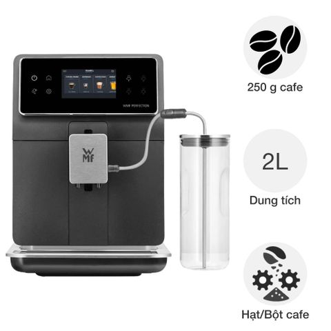 Máy pha cafe tự động WMF CP853D15 Perfection 860L EU Metal