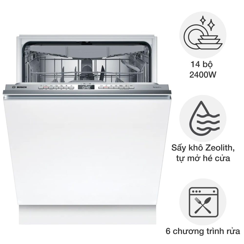 Máy rửa chén âm tủ Bosch SMV6YCX02E Series 6