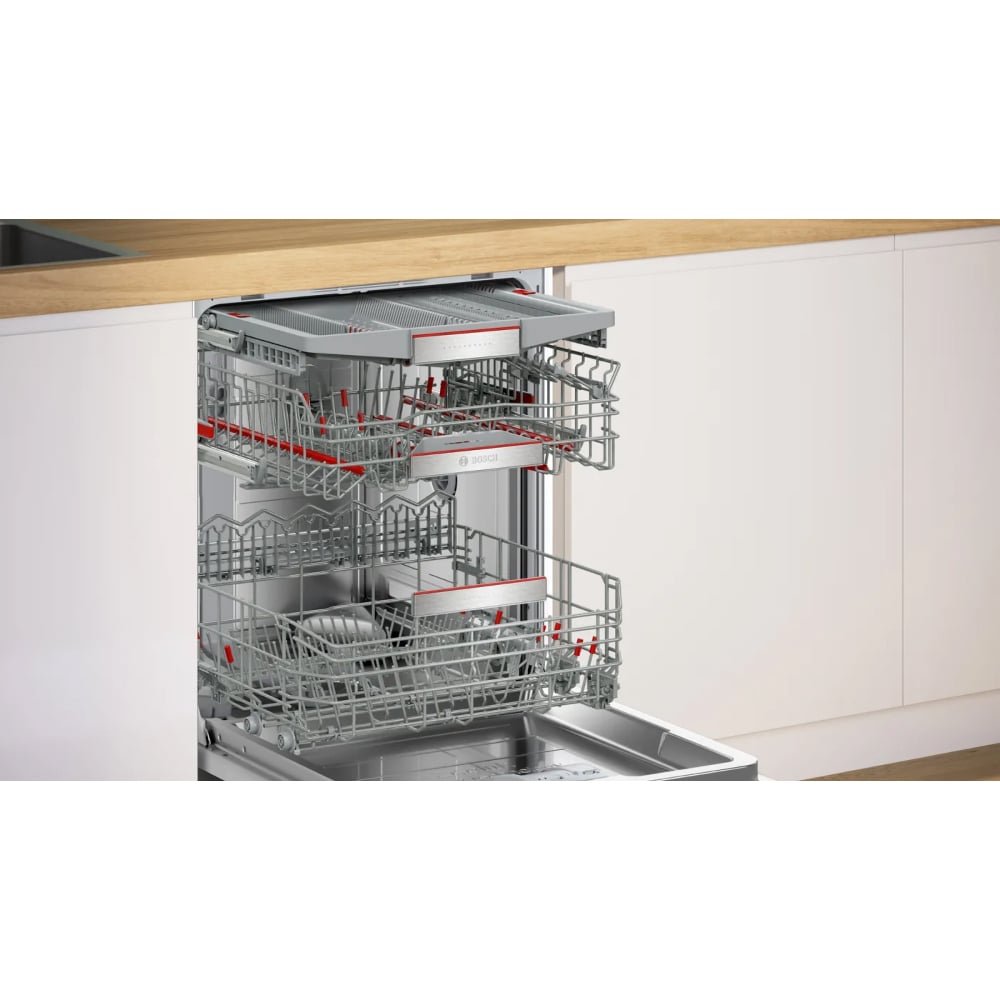 Rackmatic 3 cấp, tới 5cm – Máy rửa chén Bosch SMV8YCX02E âm tủ Series 8