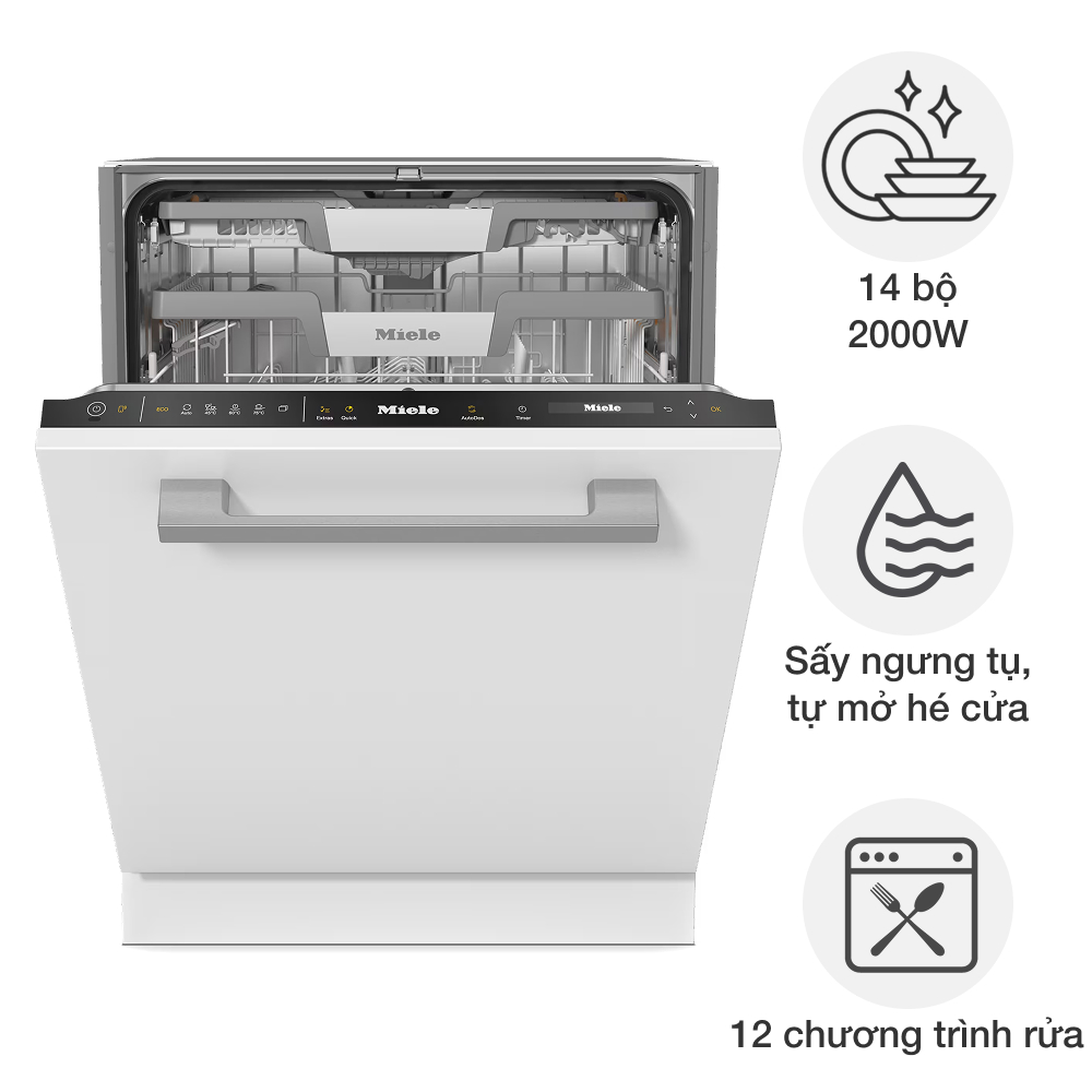 Máy rửa bát âm tủ Miele G 7650 SCVi AutoDos