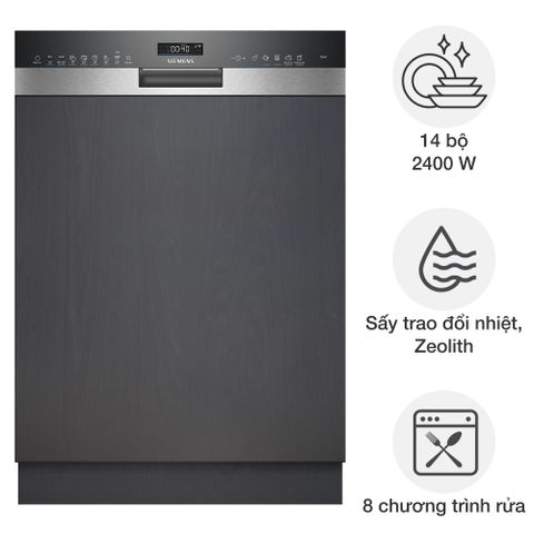 Máy rửa bát bán âm Siemens SN55ZS07CE iQ500