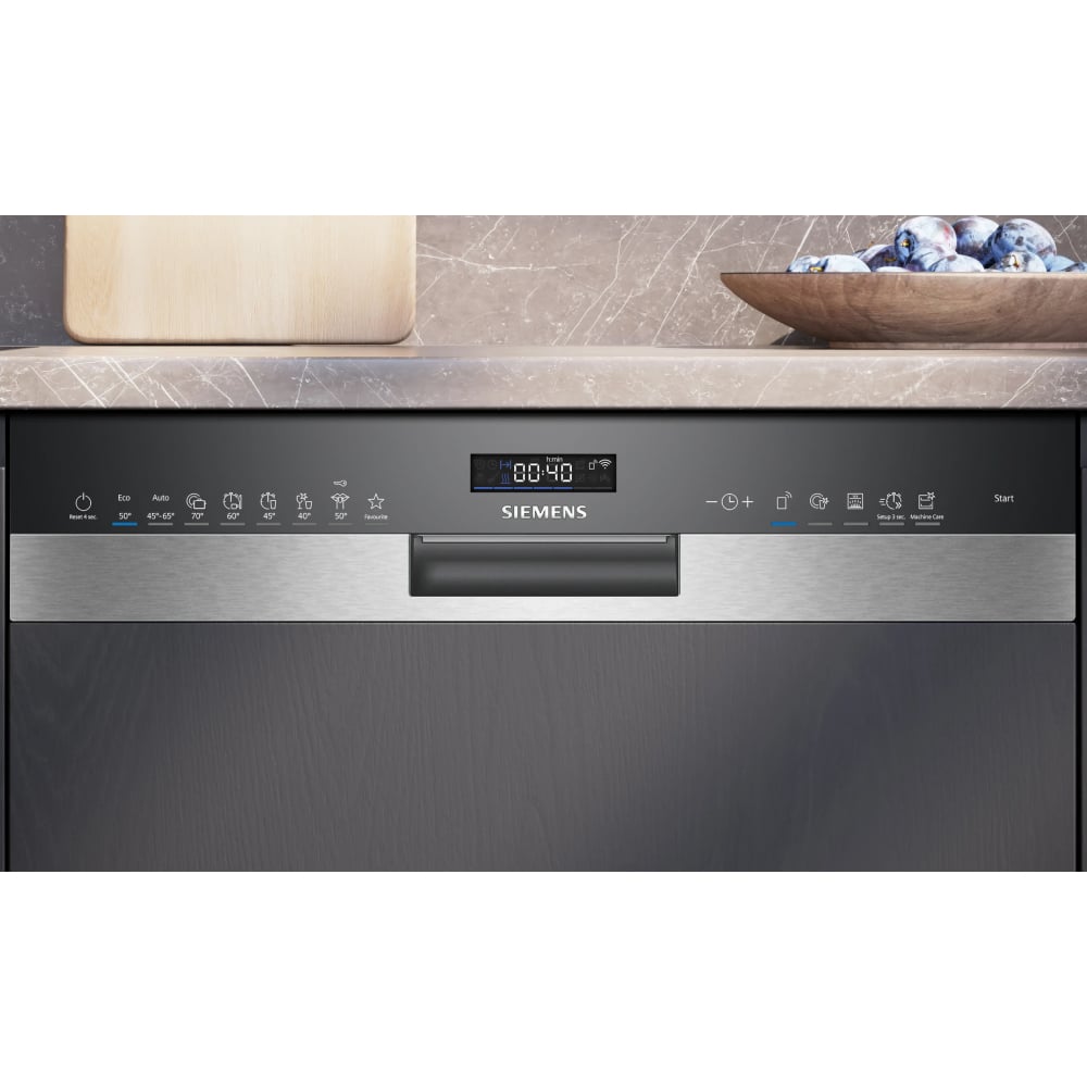 Máy rửa bát bán âm Siemens SN55ZS07CE iQ500 – ảnh 4
