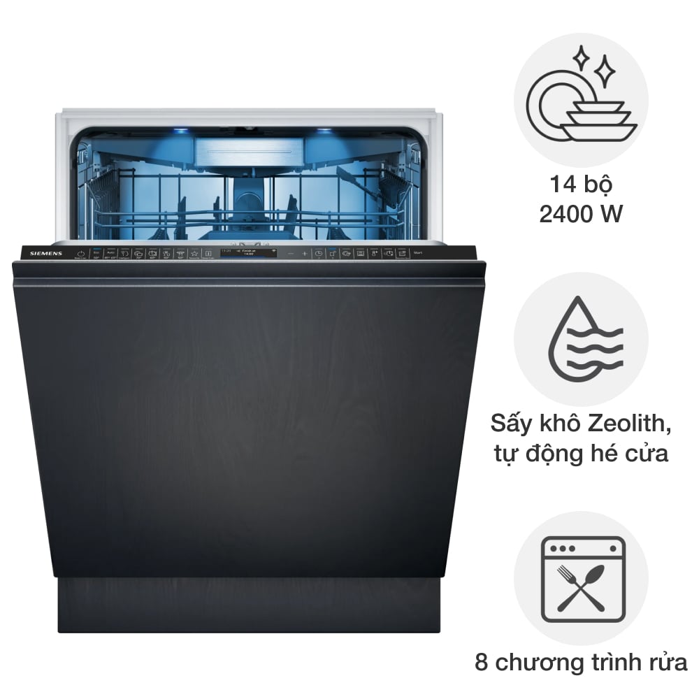Máy rửa bát âm tủ Siemens SN87TX02CE iQ700