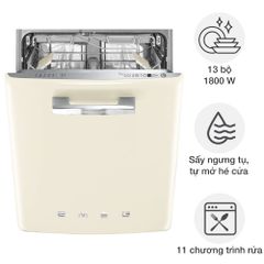 Máy rửa bát âm tủ Smeg STFABCR3 50’s Style ảnh 1