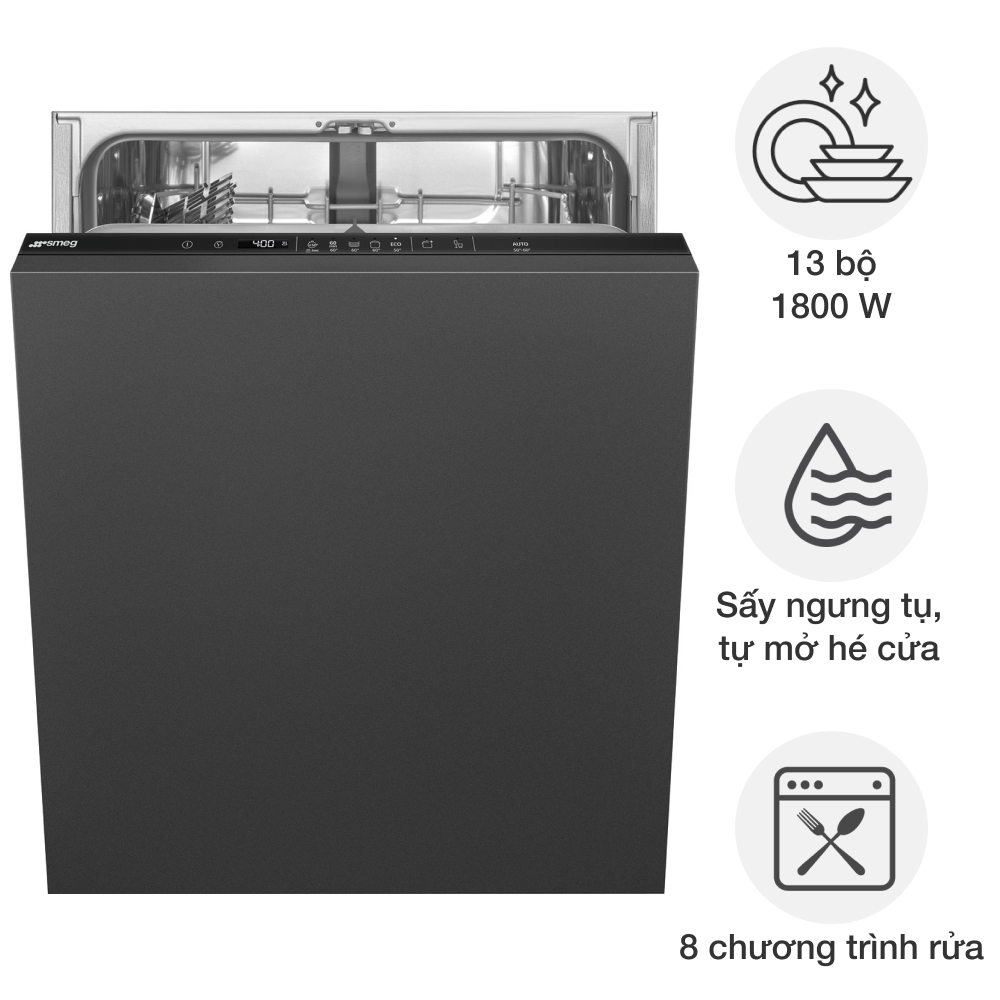 Máy rửa bát âm tủ Smeg STL262D Universale