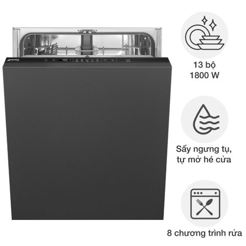 Máy rửa bát âm tủ Smeg STL262D Universale