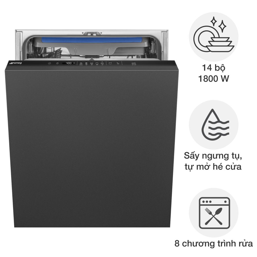 Máy rửa bát âm tủ Smeg STL362DQ Universale