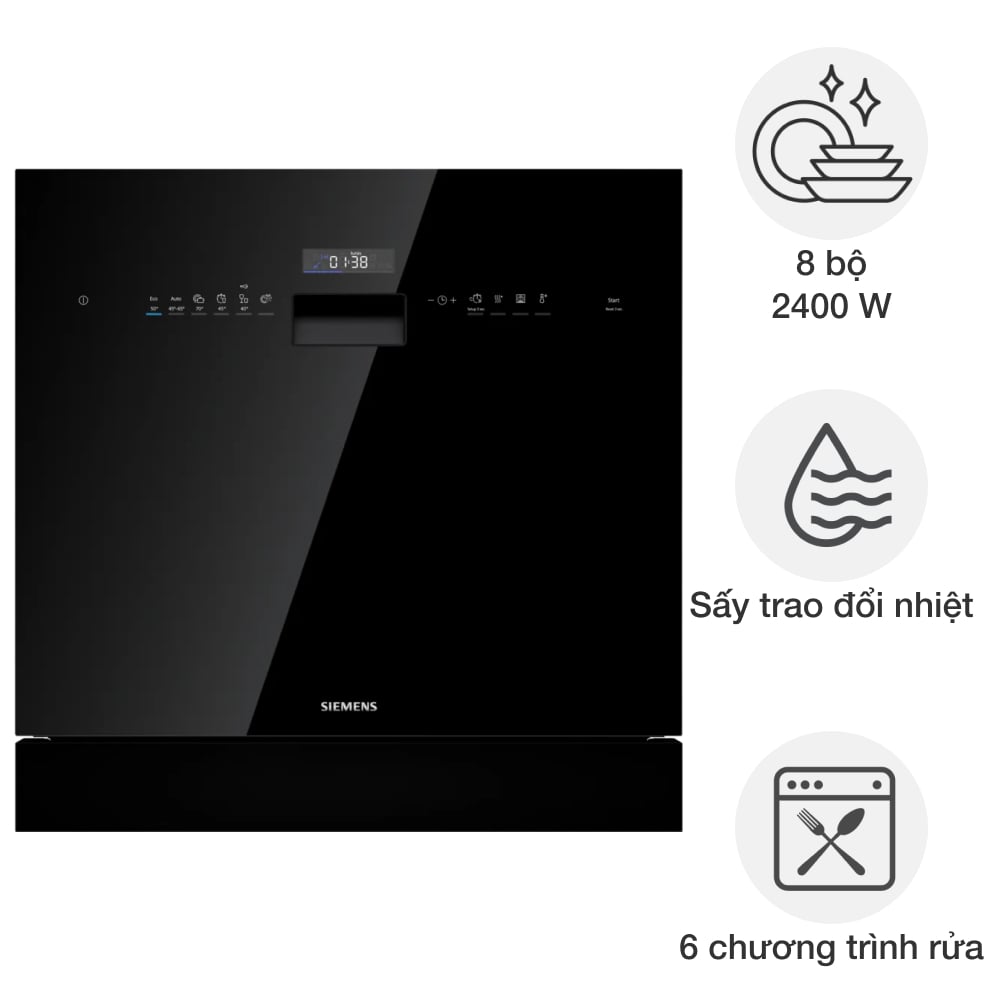 Máy rửa bát bán âm Siemens SC05IB00TE iQ500