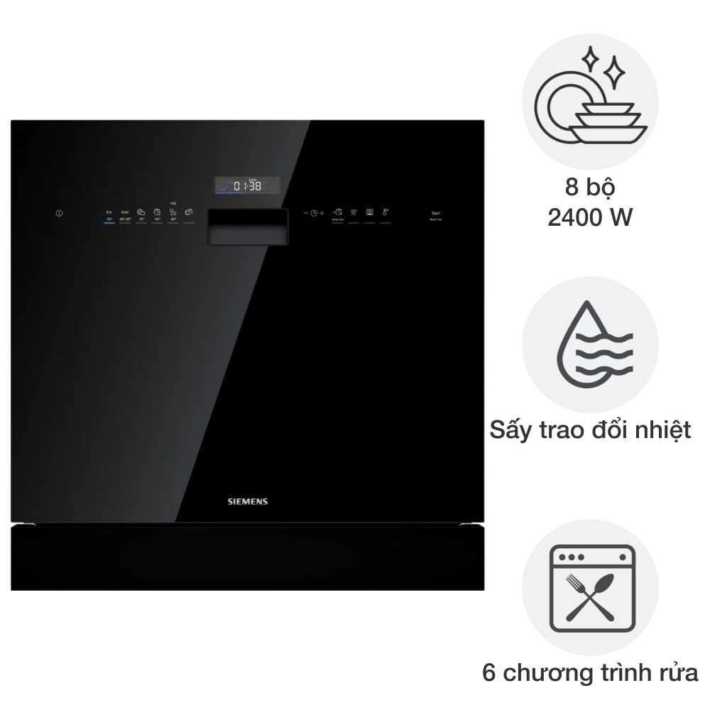 Máy rửa bát bán âm Siemens SC05IB00TE iQ500