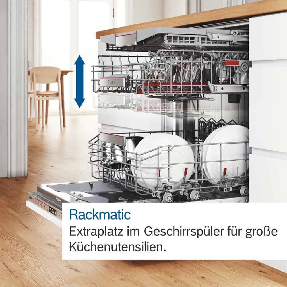 EfficientDry hé cửa – Máy rửa chén Bosch SMI4ECS14E Bán Âm Series 4