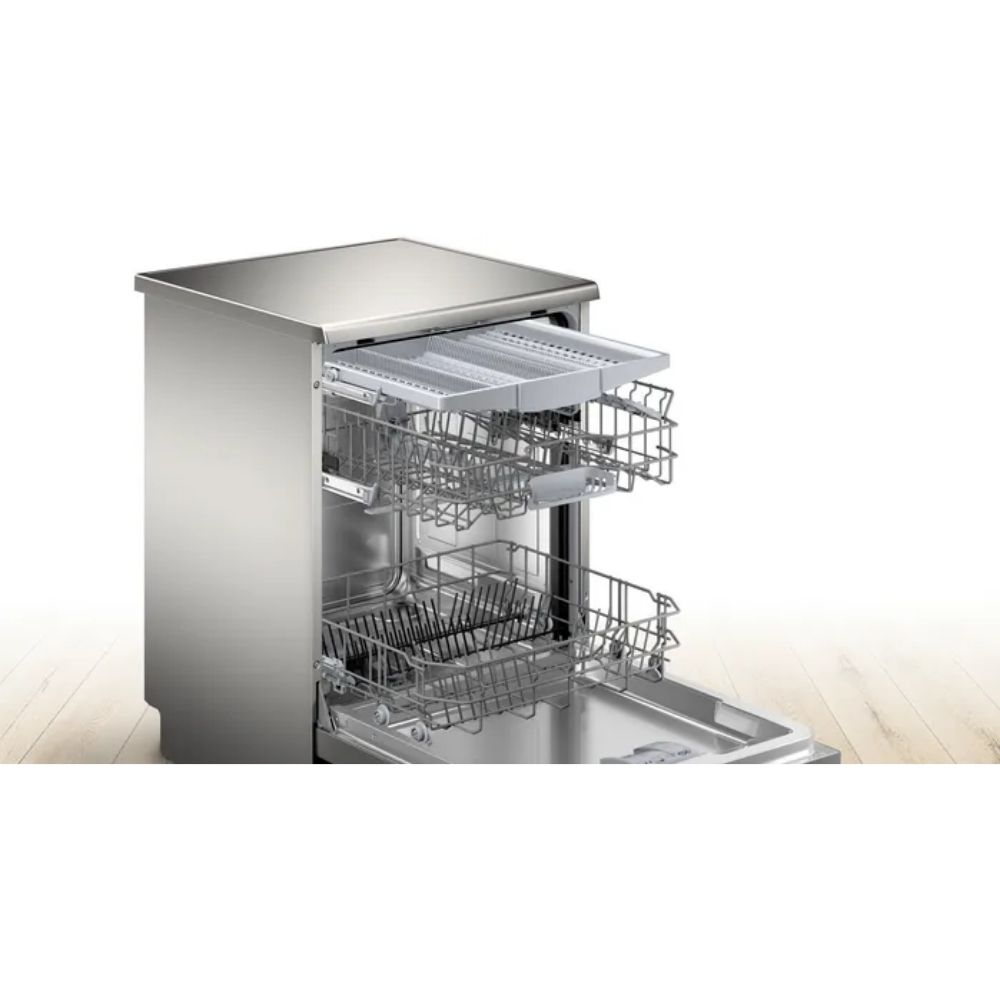 14 bộ, 3 giàn rửa – Máy rửa chén Bosch SMS4HMI07E Độc Lập Series 4