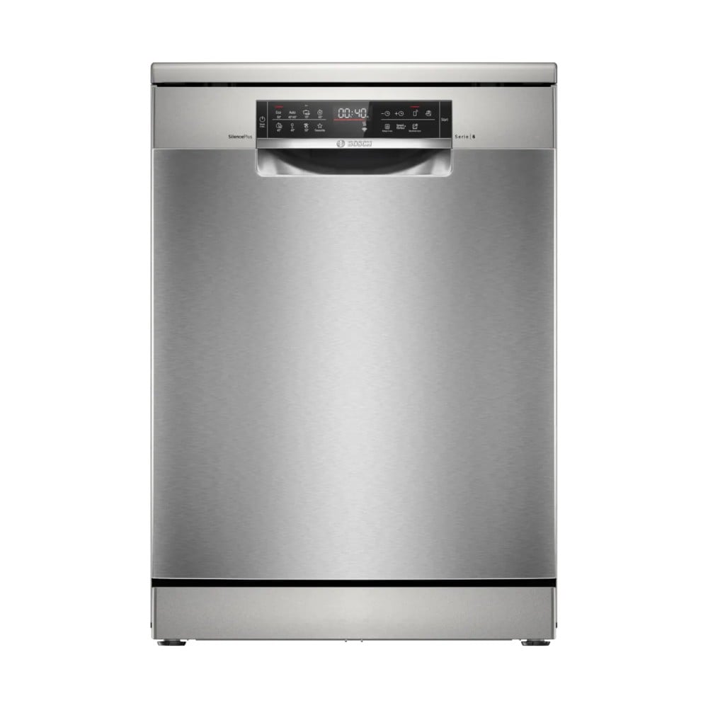 Máy rửa chén Bosch SMS6ECI04E Series 6 Độc Lập 60cm Inox Bạc