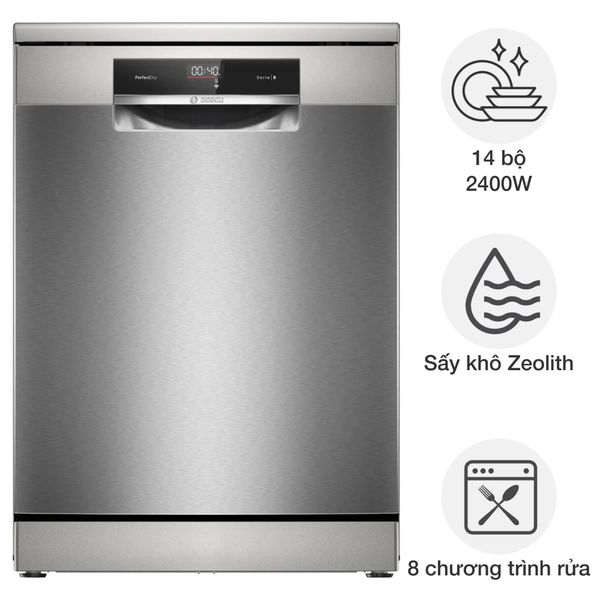 Máy rửa chén Bosch SMS8YCI03E độc lập Series 8
