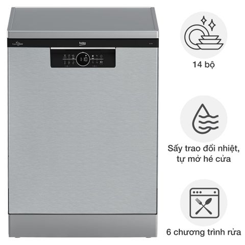 Máy rửa bát độc lập Beko BDFN26431X