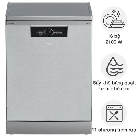 Máy rửa bát độc lập Beko BDFN36650XC