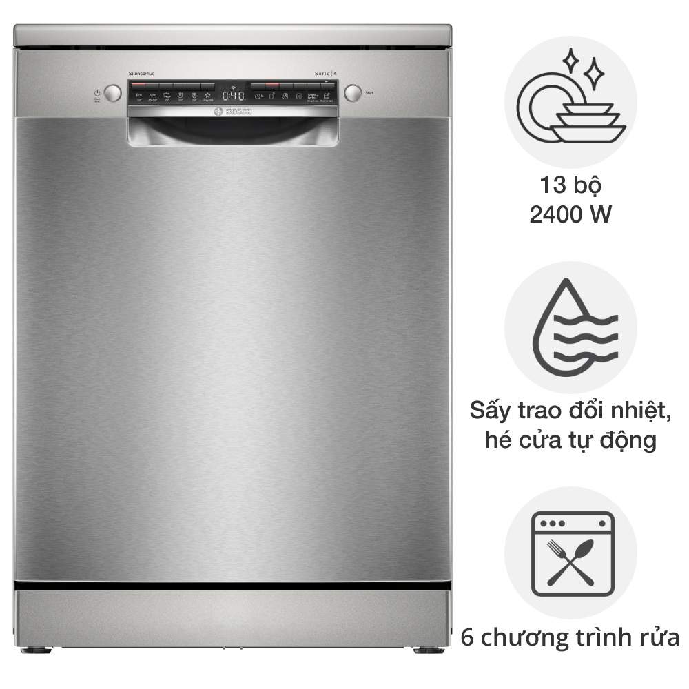 Máy rửa bát độc lập Bosch SMS4ECI26E Series 4