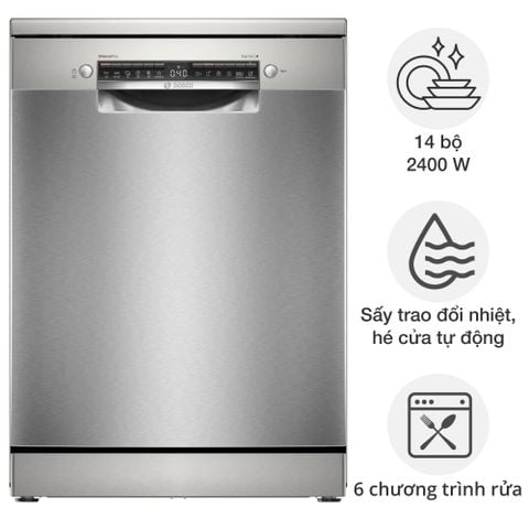 Máy rửa chén Bosch SMS4EMI01E độc lập Series 4