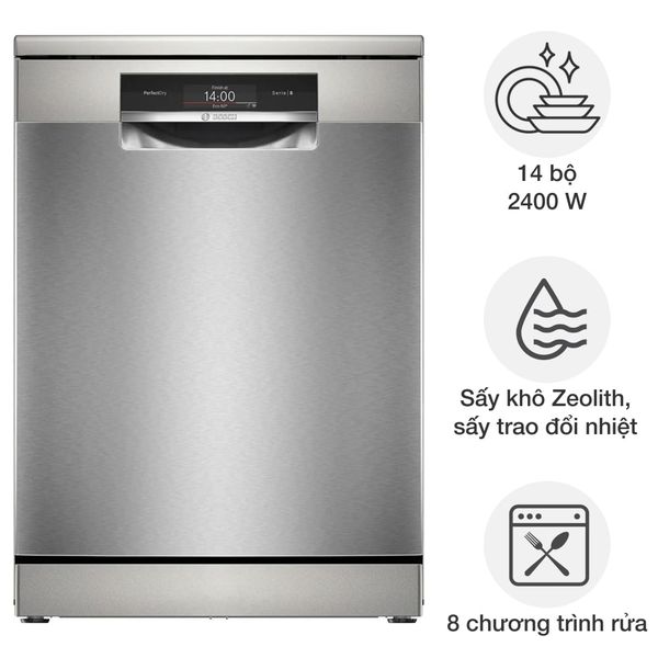 Máy rửa chén Bosch SMS8TCI04E độc lập Series 8
