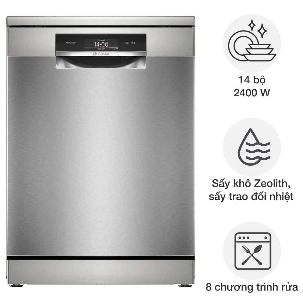 Máy rửa bát độc lập Bosch SMS8TCI04E Series 8