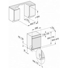 Máy Rửa Bát Miele G 7200 SCi Bán Âm ảnh 4