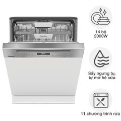 Máy rửa bát bán âm Miele G 7210 SCi CleanSteel
