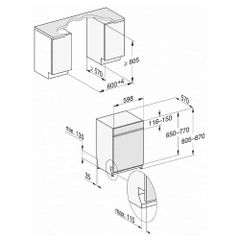 Máy Rửa Bát Miele G 7910 SCi AutoDos Bán Âm ảnh 5