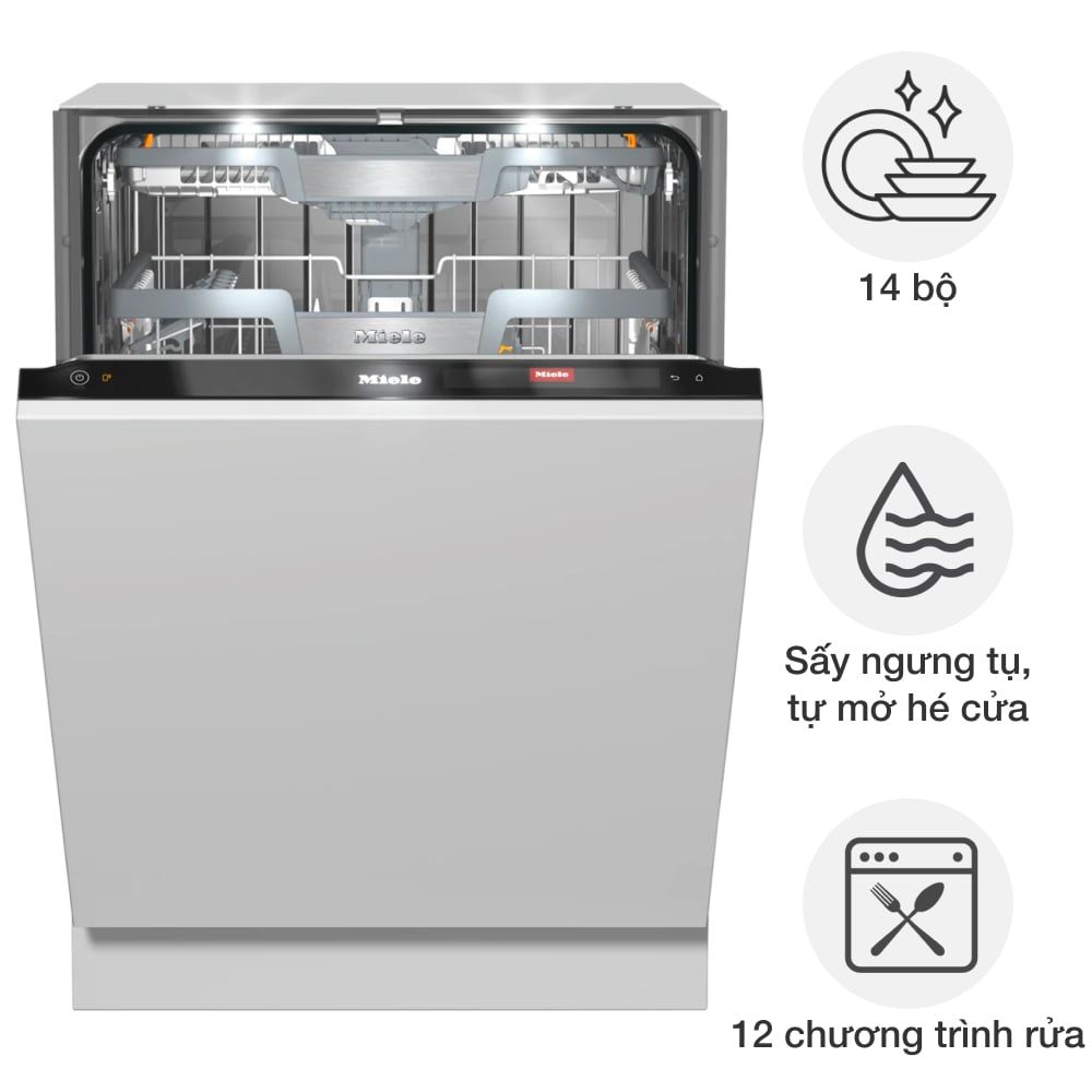 Máy rửa bát âm tủ Miele G 7975 SCVi XXL AutoDos K2O