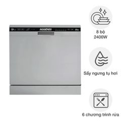 Máy rửa bát độc lập Compact Mini Rosières RDCP 8S-04