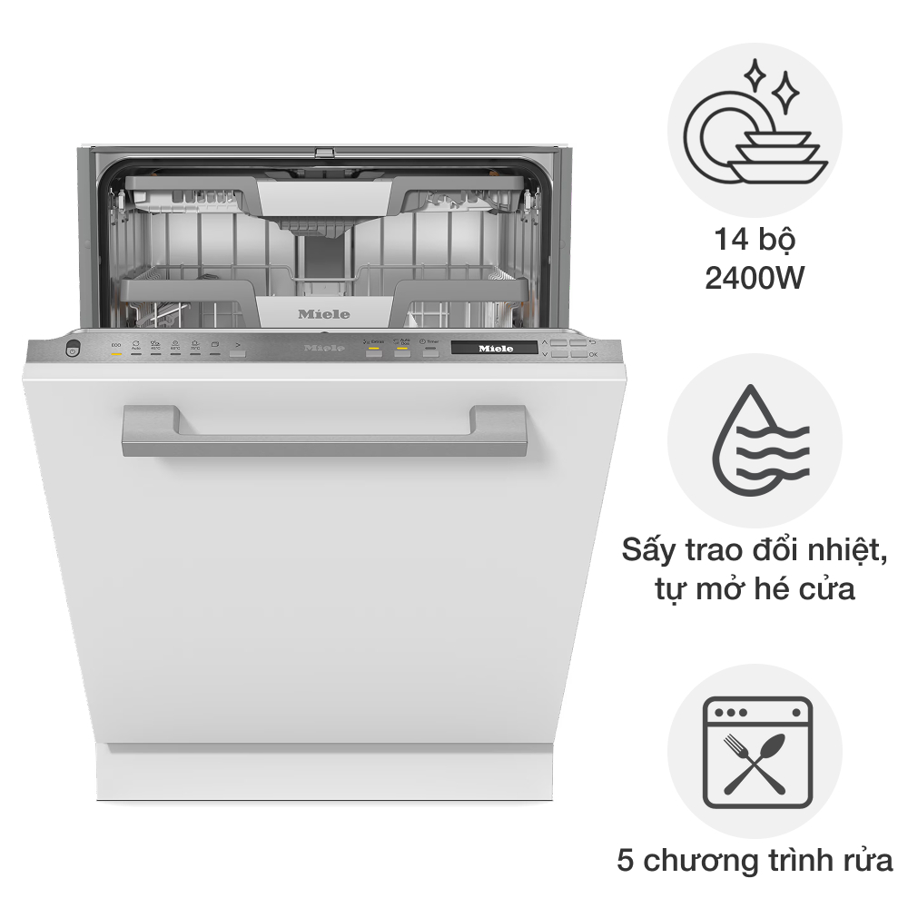 Máy rửa chén âm tủ Miele G 7197 SCVI XXL AutoDos