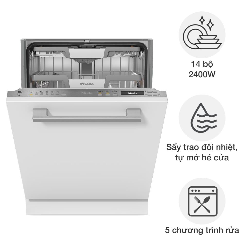 Máy rửa chén âm tủ Miele G 7197 SCVI XXL AutoDos