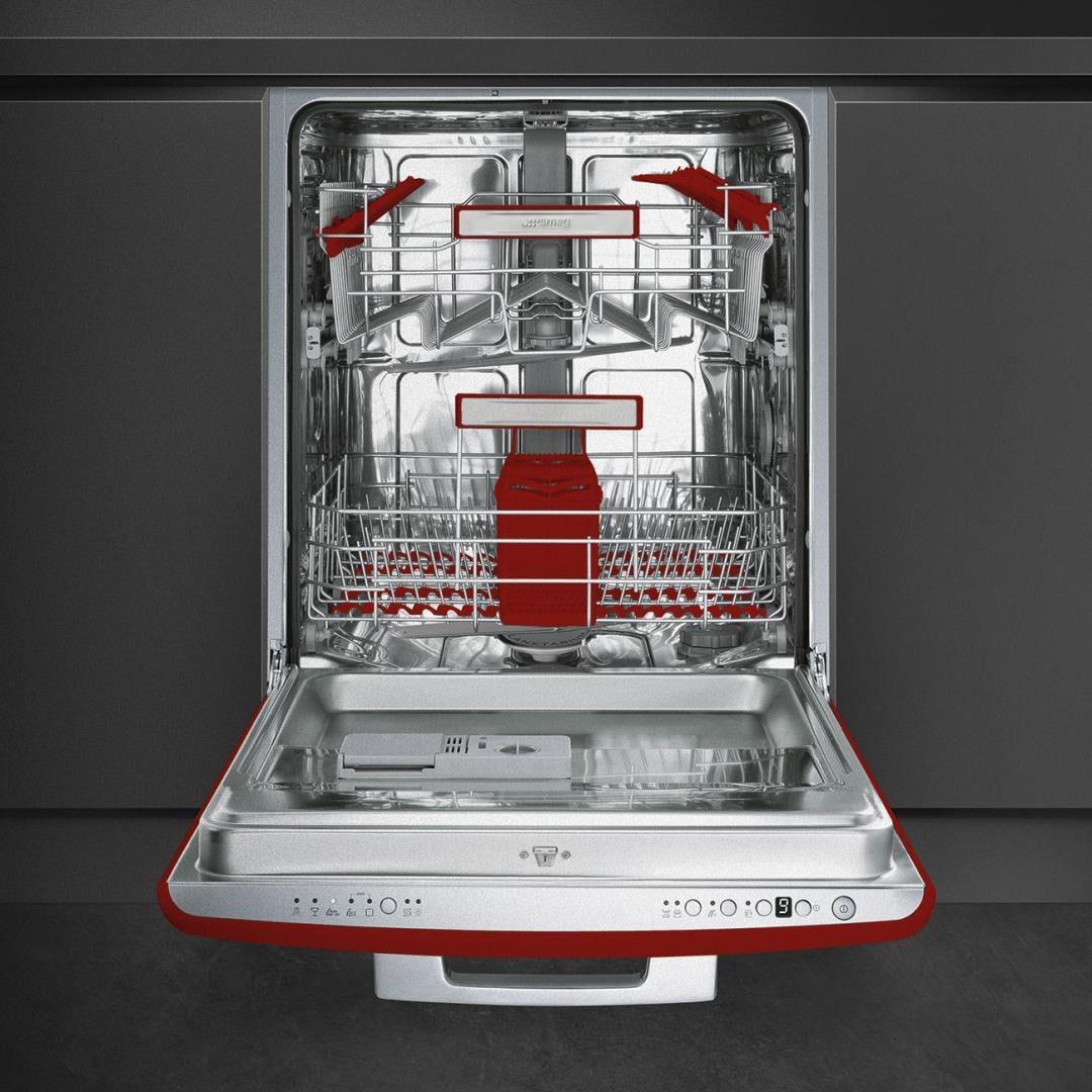 Máy Rửa Chén Bát Smeg ST2FABRD Màu Đỏ – ảnh 4