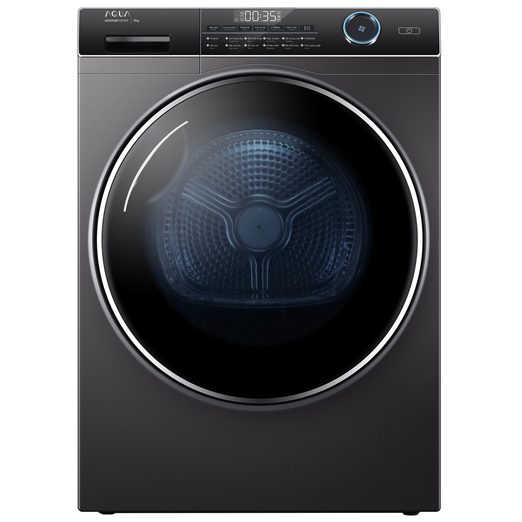 Máy sấy bơm nhiệt Aqua 10 kg AQH-H1000J.PS