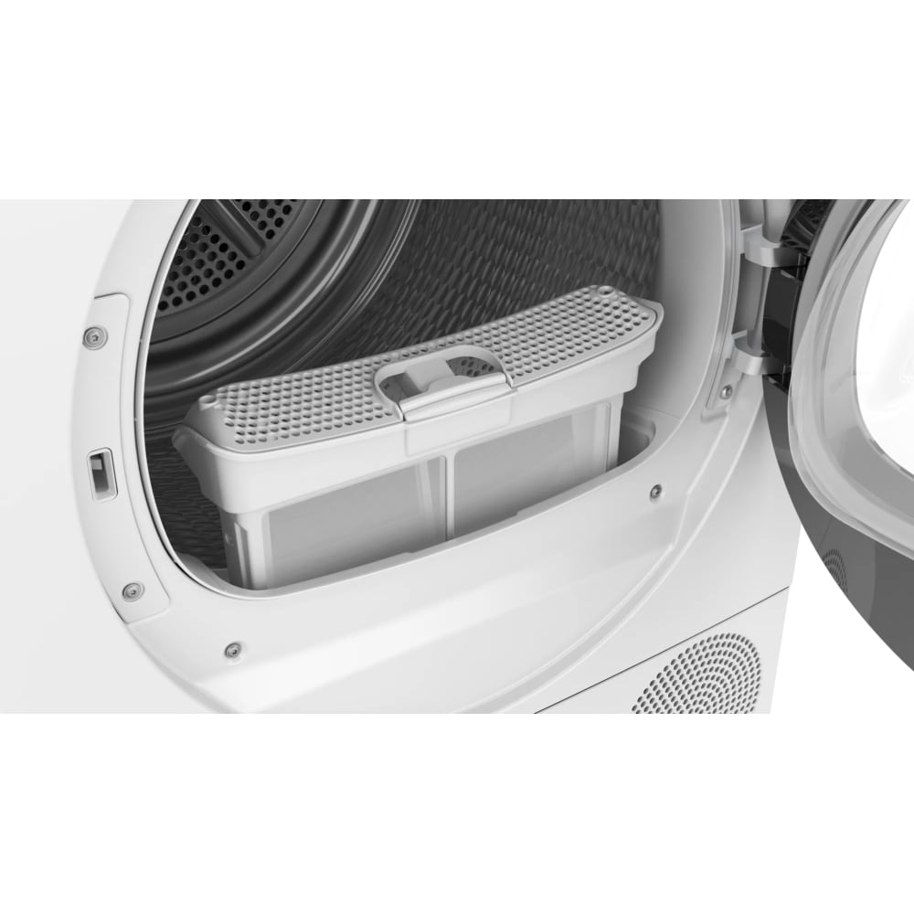 Smart Dry và AutoDry – Máy sấy quần áo Bosch WQB245B40 bơm nhiệt 9 kg Series 8