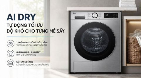 Máy sấy bơm nhiệt LG 11 kg RX11VHP5S