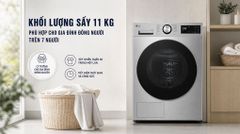 Máy sấy bơm nhiệt LG 11 kg RX11VHP5S ảnh 4