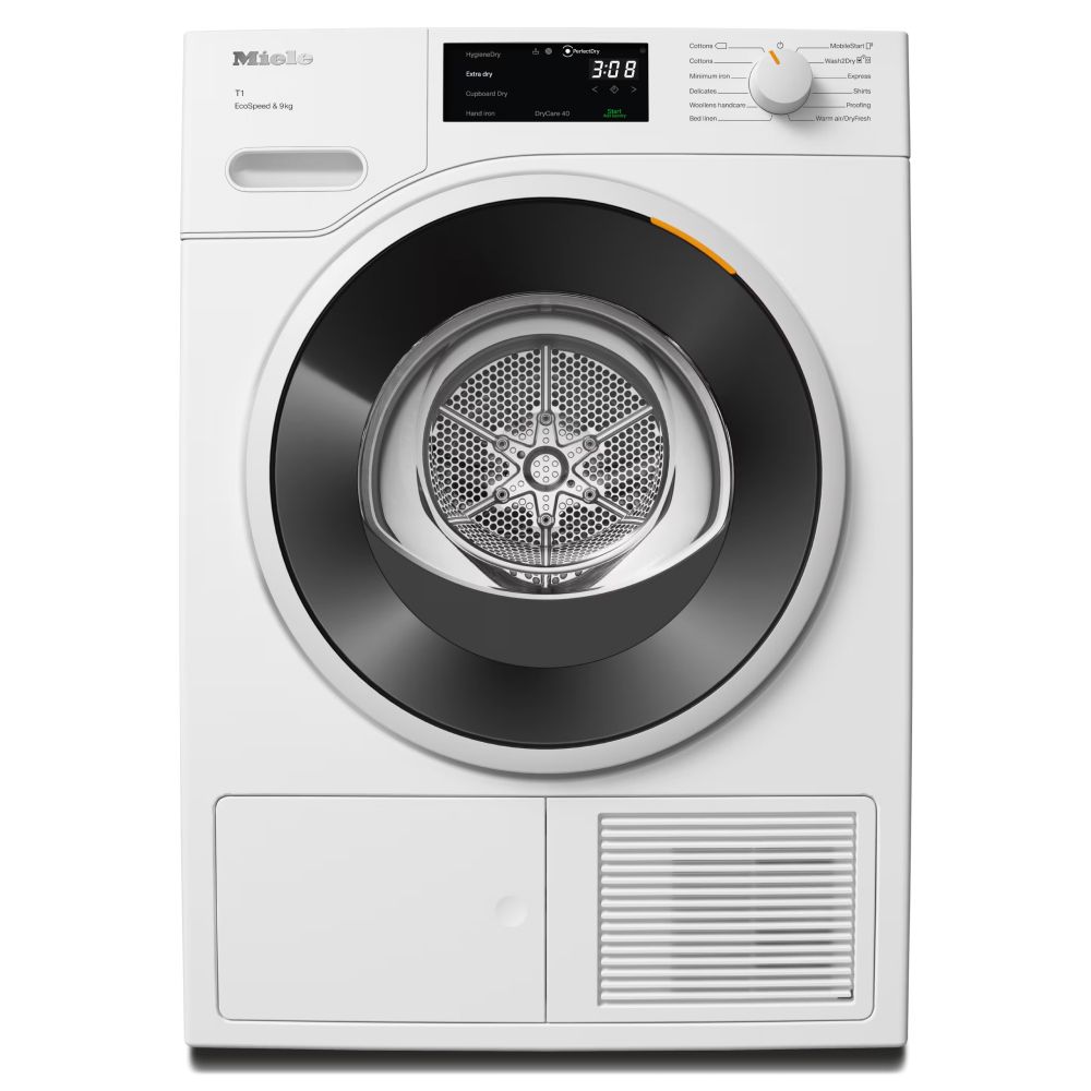 Máy sấy bơm nhiệt Miele 9 kg TWD640WP T1 White Edition