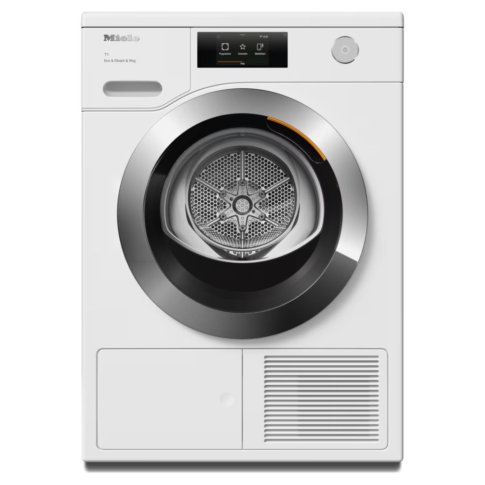 Máy sấy bơm nhiệt Miele 9 kg TCR780WP Eco Steam
