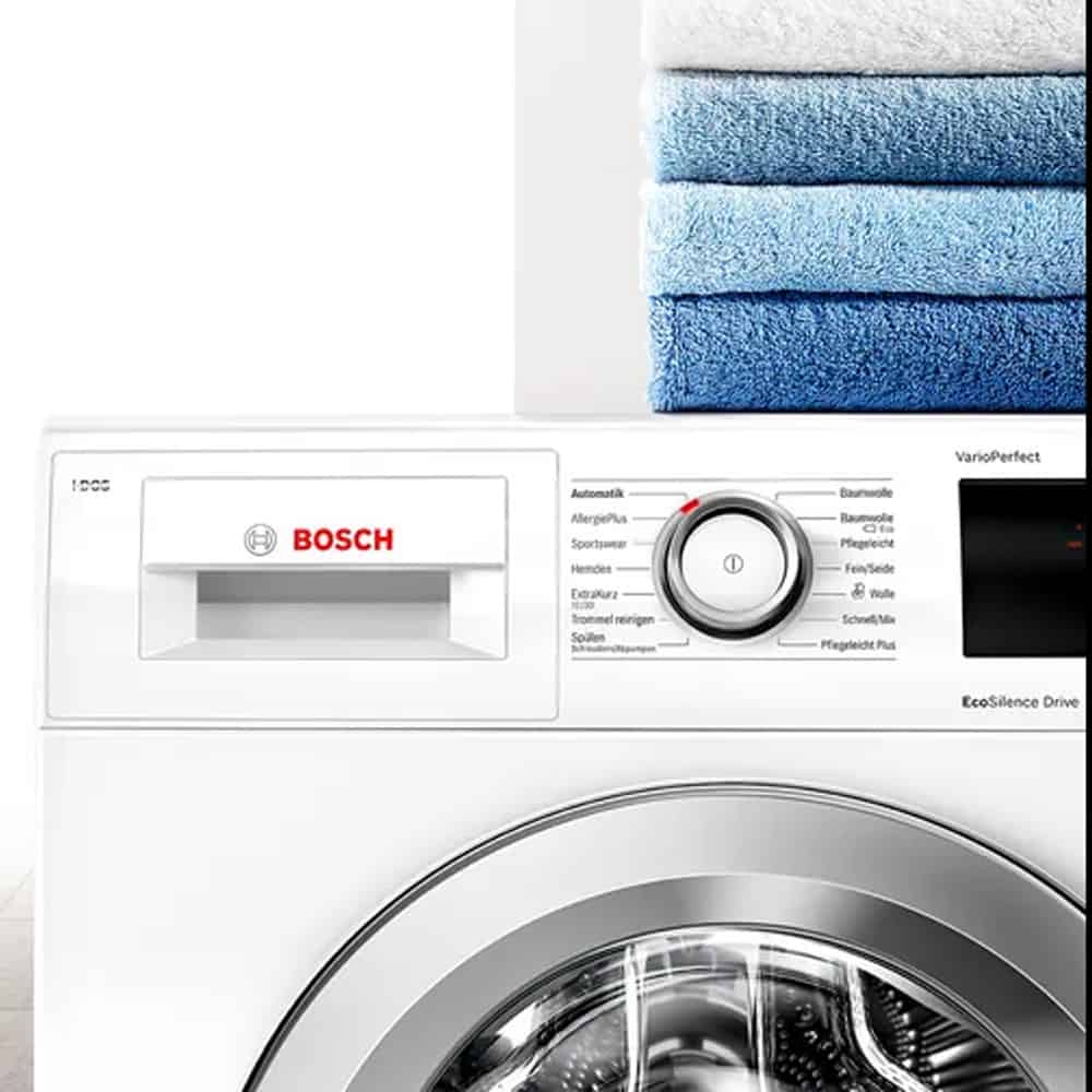 Bơm nhiệt A++ tiết kiệm – Máy sấy quần áo Bosch WTX87MH0SG Series 8