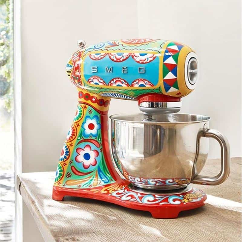 Máy Trộn Bột SMEG & Dolce&Gabbana SMF03DGEU Sicily Tình Yêu Của Tôi – ảnh 3