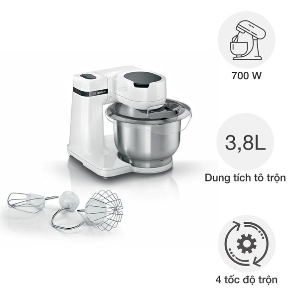 Đồ gia dụng Bosch MUMS2 Máy trộn bột đa năng – ảnh 3